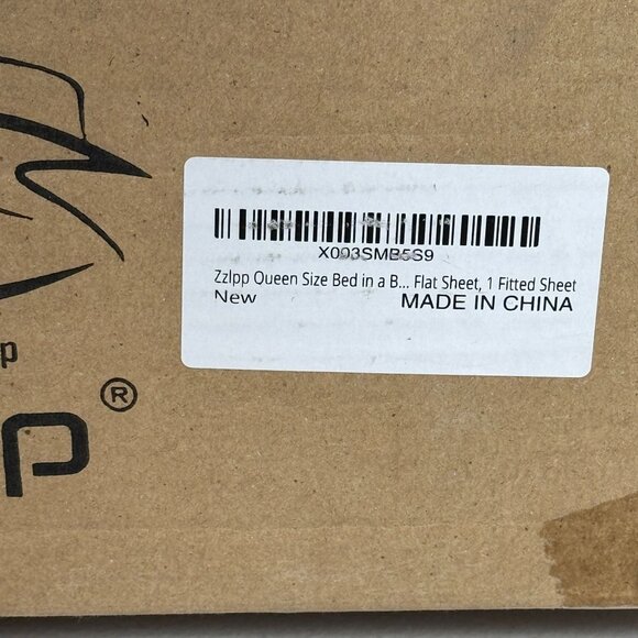 Zzlpp Flat & Fitted Sheets 1 Each Green - 100% Polyester Queen Size NIB - Picture 4 of 5